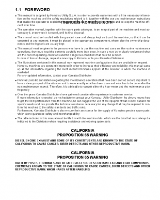 SK1020-5(ITA)-TURBO S/N 37CTF00147-UP Operation manual (English)