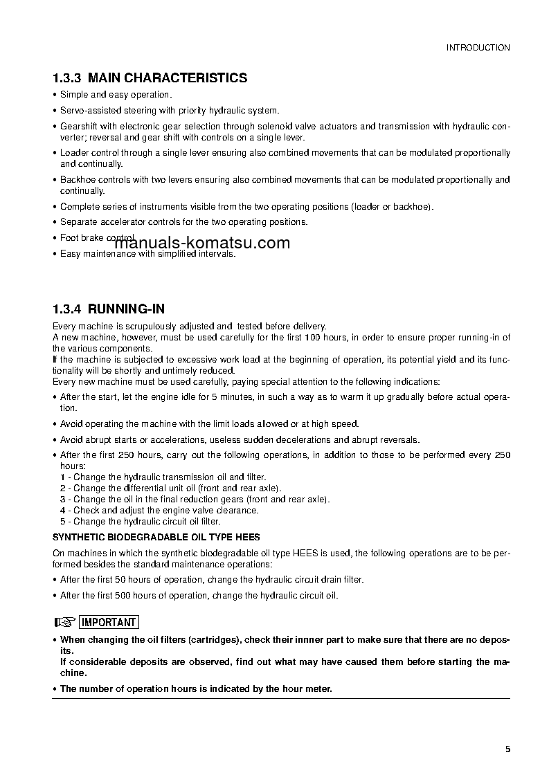 Protected: WB97R-2(ITA) S/N 97F21409-97F21557 Operation manual (English)