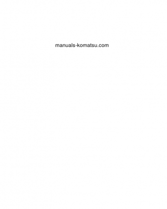 WB97S-2(ITA) S/N 97SF10431-97SF11204 Operation manual (English)