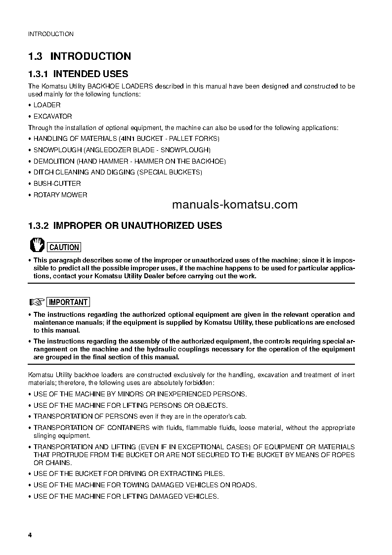 Protected: WB97S-2(ITA) S/N 97SF10431-97SF11204 Operation manual (English)
