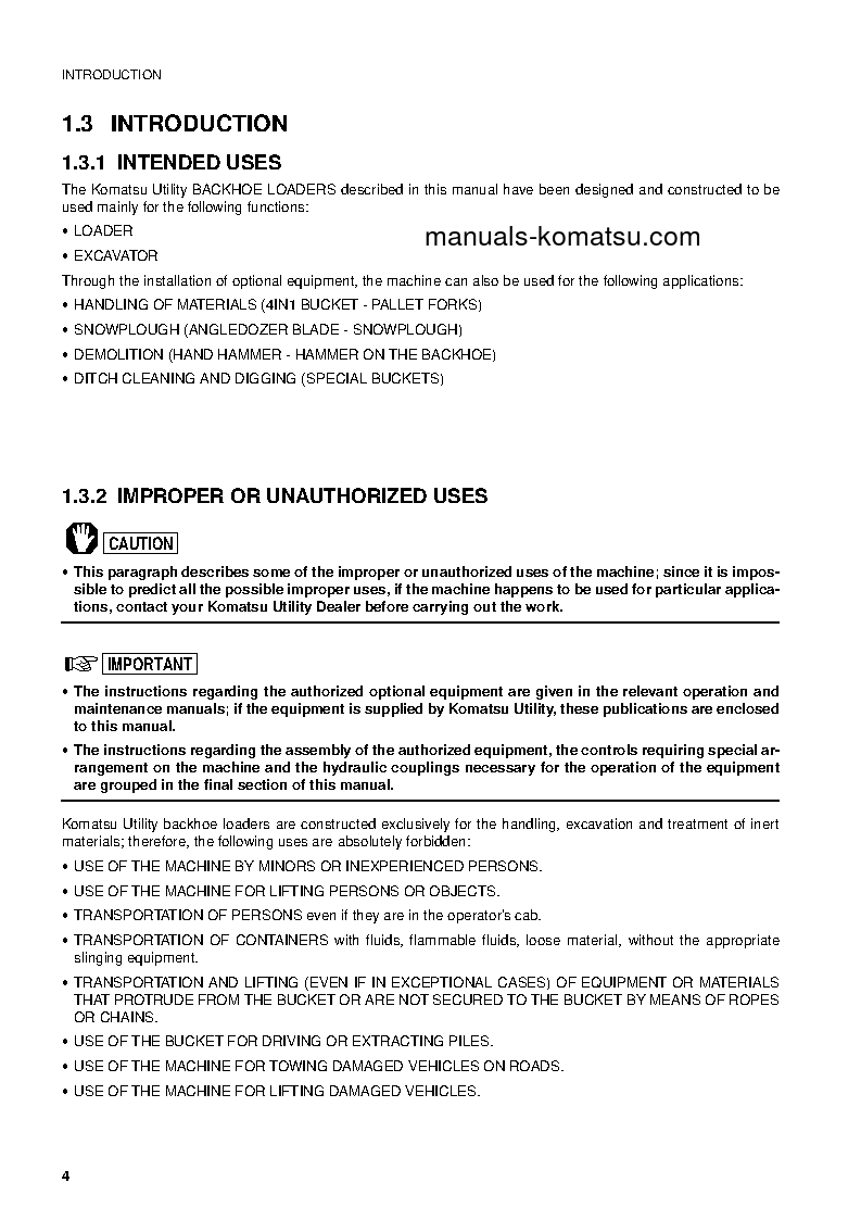 Protected: WB97S-2(ITA) S/N 97SF11205-97SF11372 Operation manual (English)