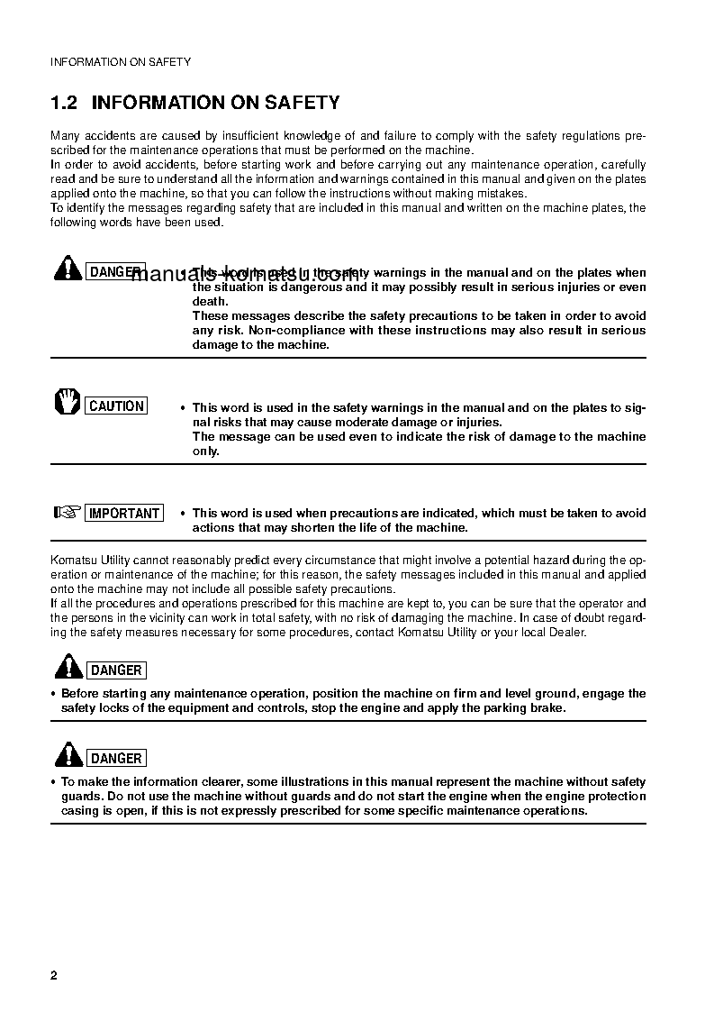 Protected: WB97S-2(ITA) S/N 97SF11373-97SF11640 Operation manual (English)
