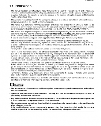 WB97S-2(ITA) S/N 97SF11641-UP Operation manual (English)