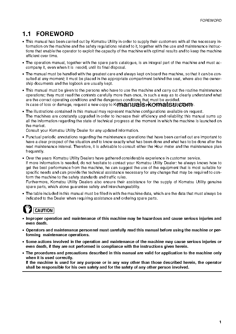 Protected: PC95R-2(ITA) S/N 21D5220114-UP Operation manual (English)