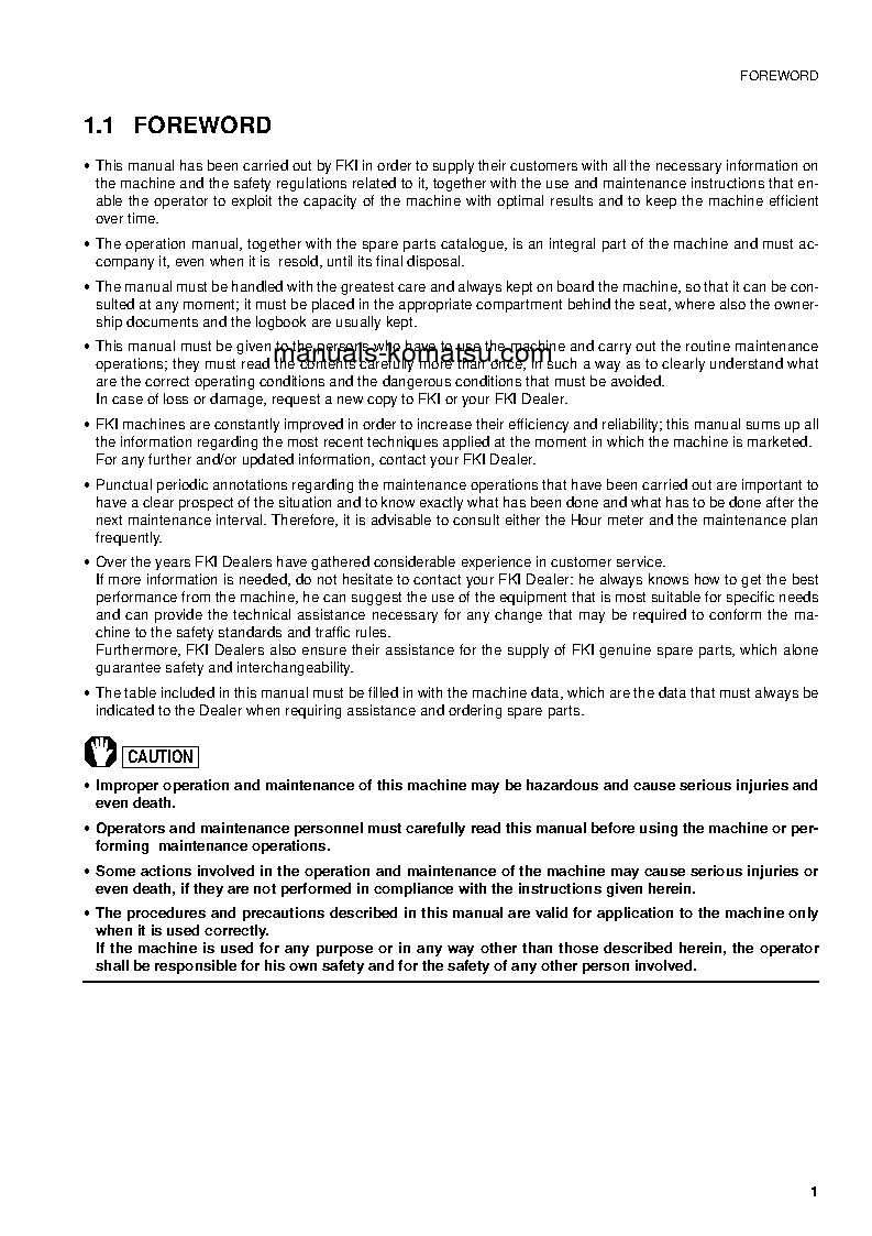 Protected: PW95R-2(ITA) S/N 21D0200001-UP Operation manual (English)