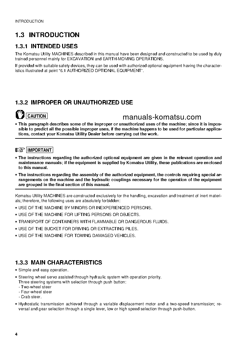 Protected: PW95R-2(ITA) S/N 21D0220354-UP Operation manual (English)