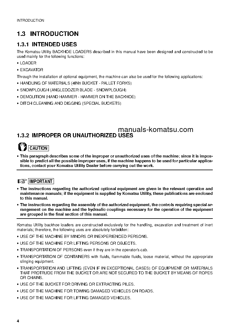 Protected: WB91R-2(ITA) S/N 91F20250-91F20264 Operation manual (English)