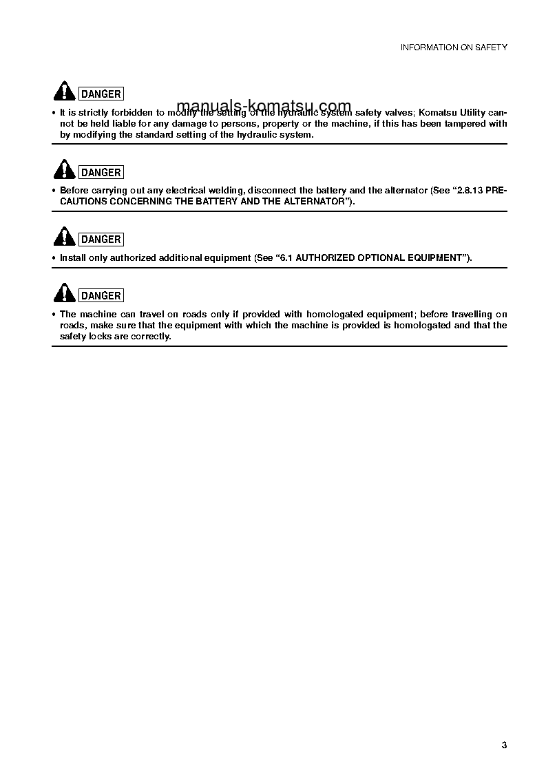 Protected: WB91R-2(ITA) S/N 91F20265-91F20325 Operation manual (English)