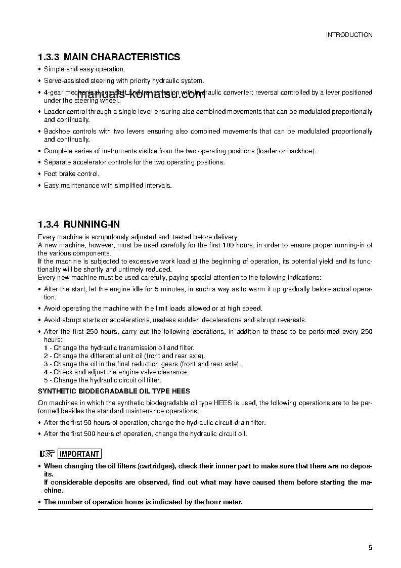 Protected: WB91R-2(ITA) S/N 91F20265-91F20325 Operation manual (English)