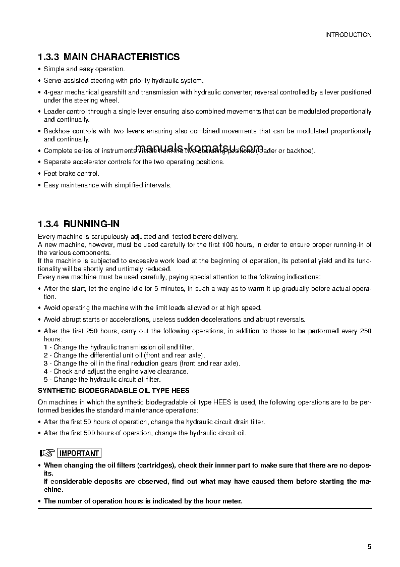 Protected: WB91R-2(ITA) S/N 91F20326-UP Operation manual (English)