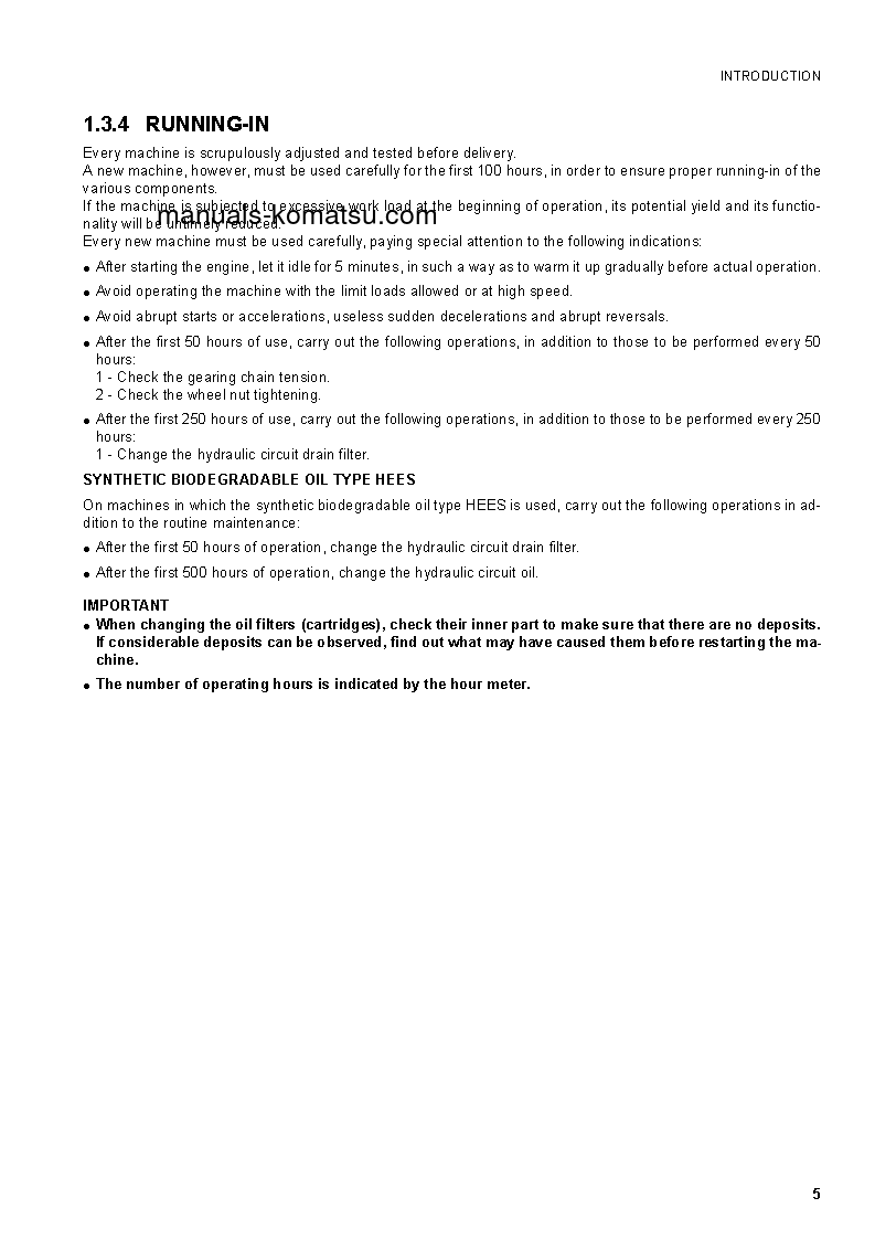 Protected: SK815-5(ITA) S/N 37BF00918-37BF00978 Operation manual (English)