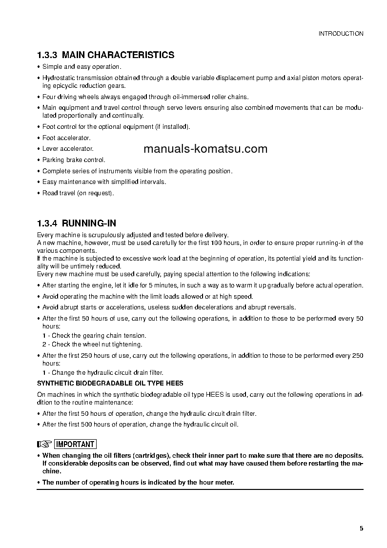 Protected: SK818-5(ITA) S/N 37BF50003-37BF50110 Operation manual (English)