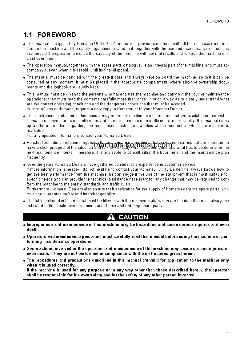 Protected: SK1020-5(ITA) S/N 37CF00126-37CF00137 Operation manual (English)