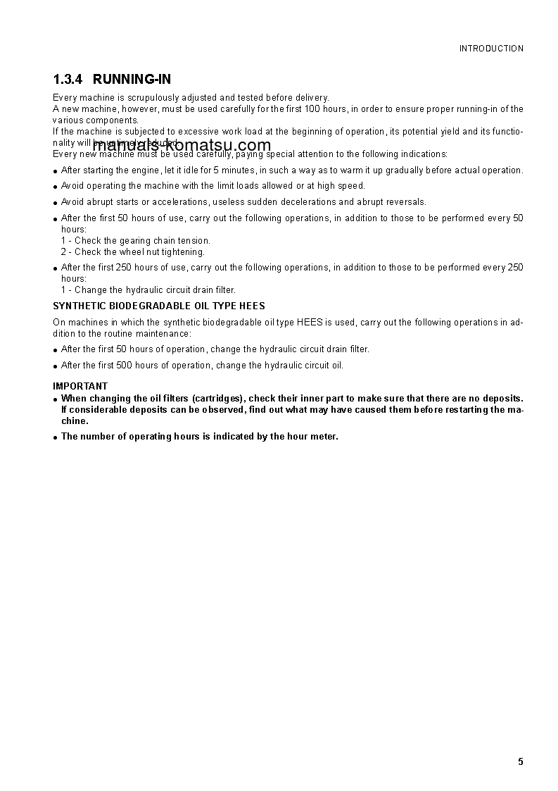 Protected: SK1020-5(ITA) S/N 37CF00126-37CF00137 Operation manual (English)