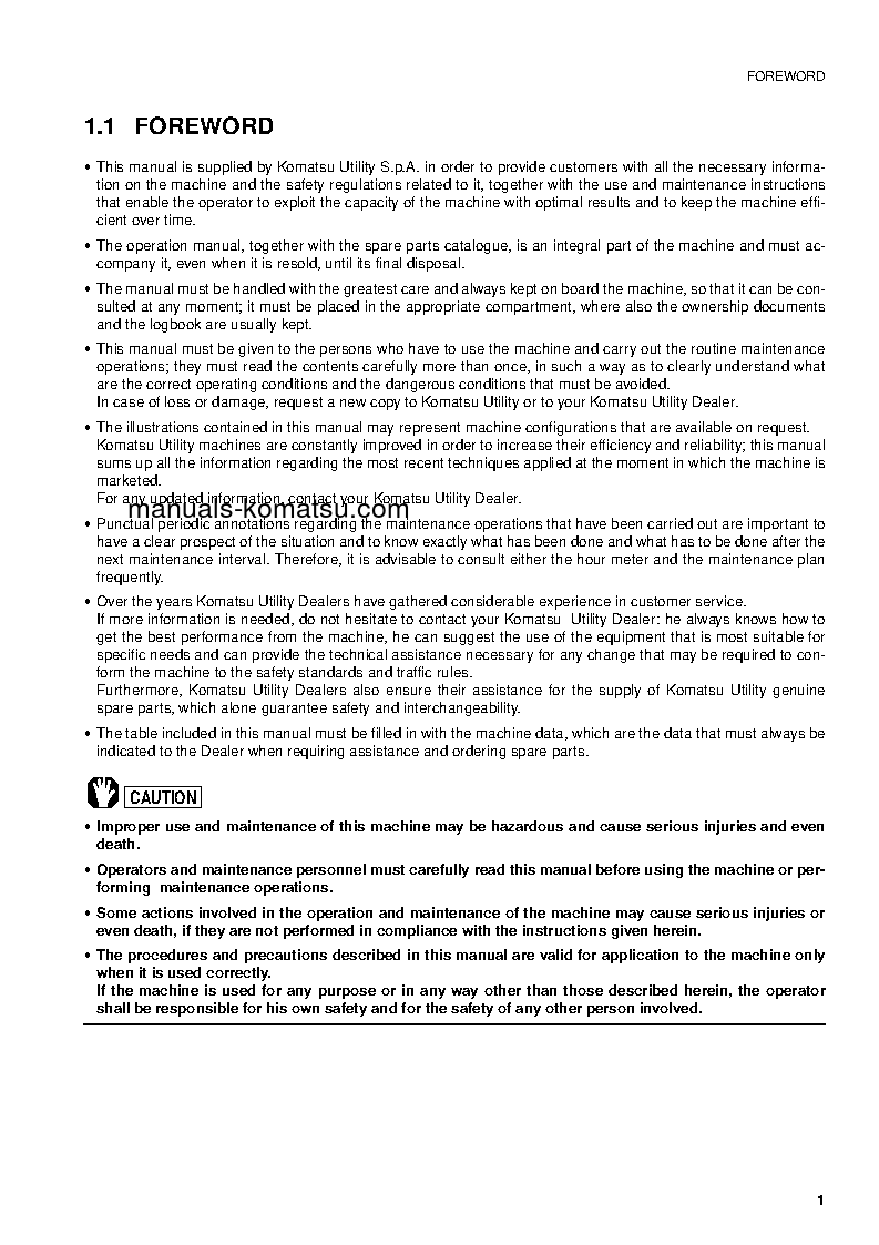 Protected: SK1020-5(ITA)-TURBO S/N 37CTF00003-37CTF00146 Operation manual (English)