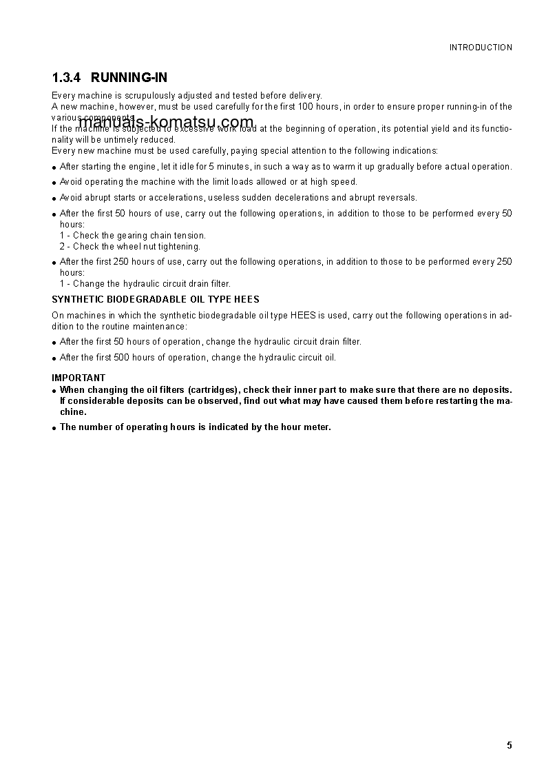 Protected: SK1020-5(ITA)-TURBO S/N 37CTF00364-37CTF00431 Operation manual (English)