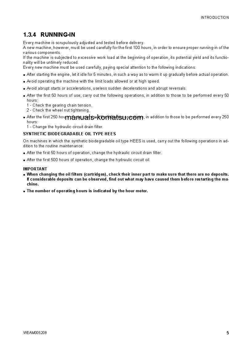 Protected: SK1020-5(ITA)-TURBO S/N 37CTF00655-UP Operation manual (English)