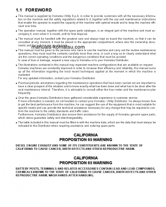 SK820-5(ITA)-TURBO USA S/N 37BTF50112-UP Operation manual (English)