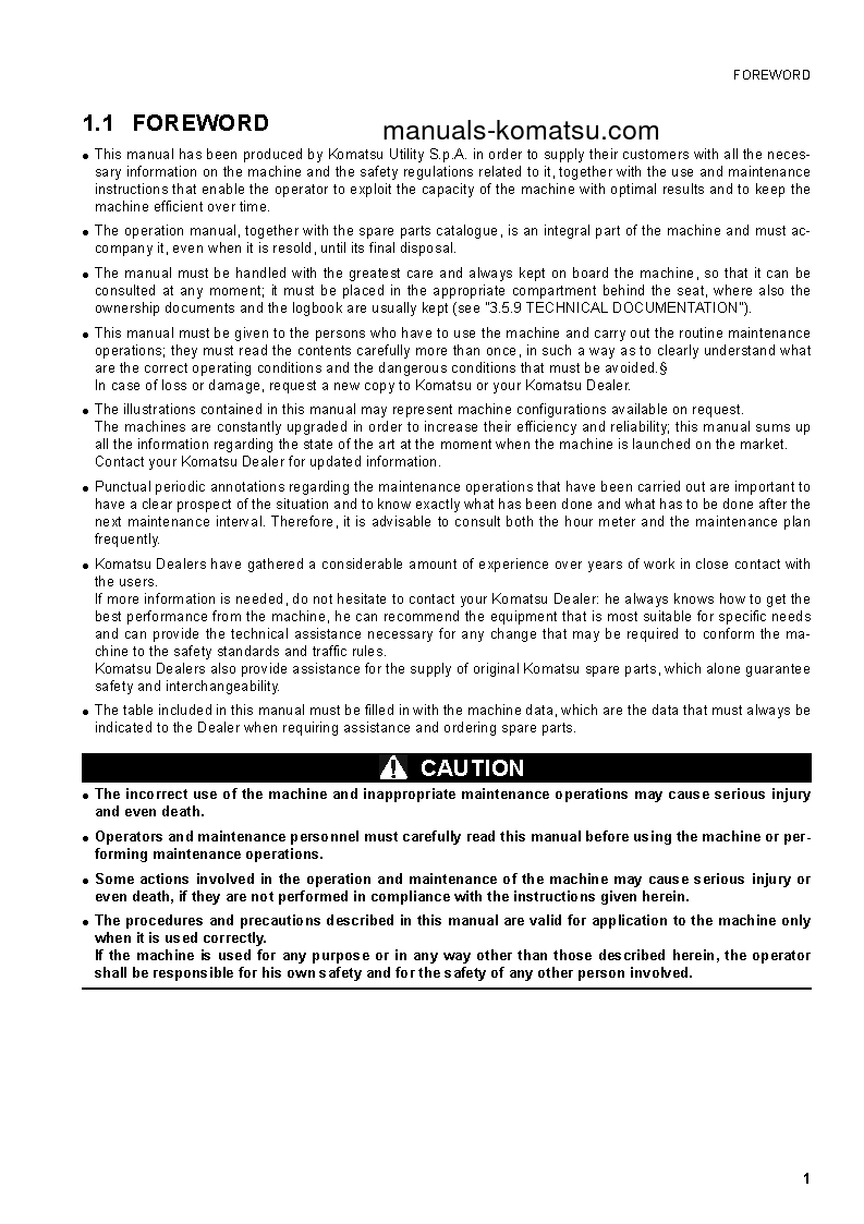 Protected: WB93R-5(ITA) S/N F50339-F52883 Operation manual (English)