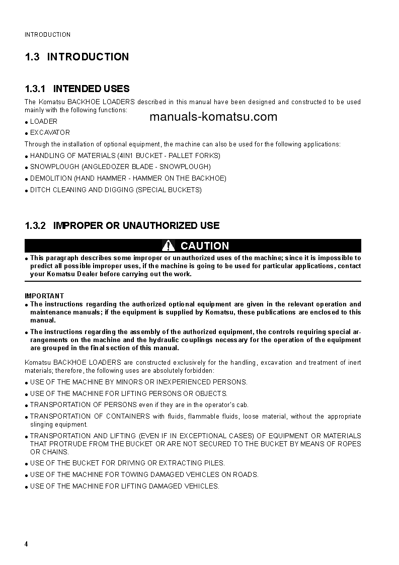 Protected: WB93R-5(ITA) S/N F50339-F52883 Operation manual (English)