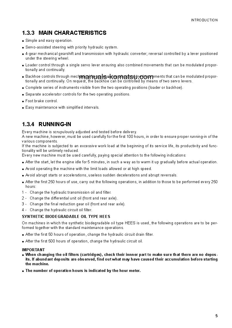 Protected: WB93R-5(ITA) S/N F50339-F52883 Operation manual (English)