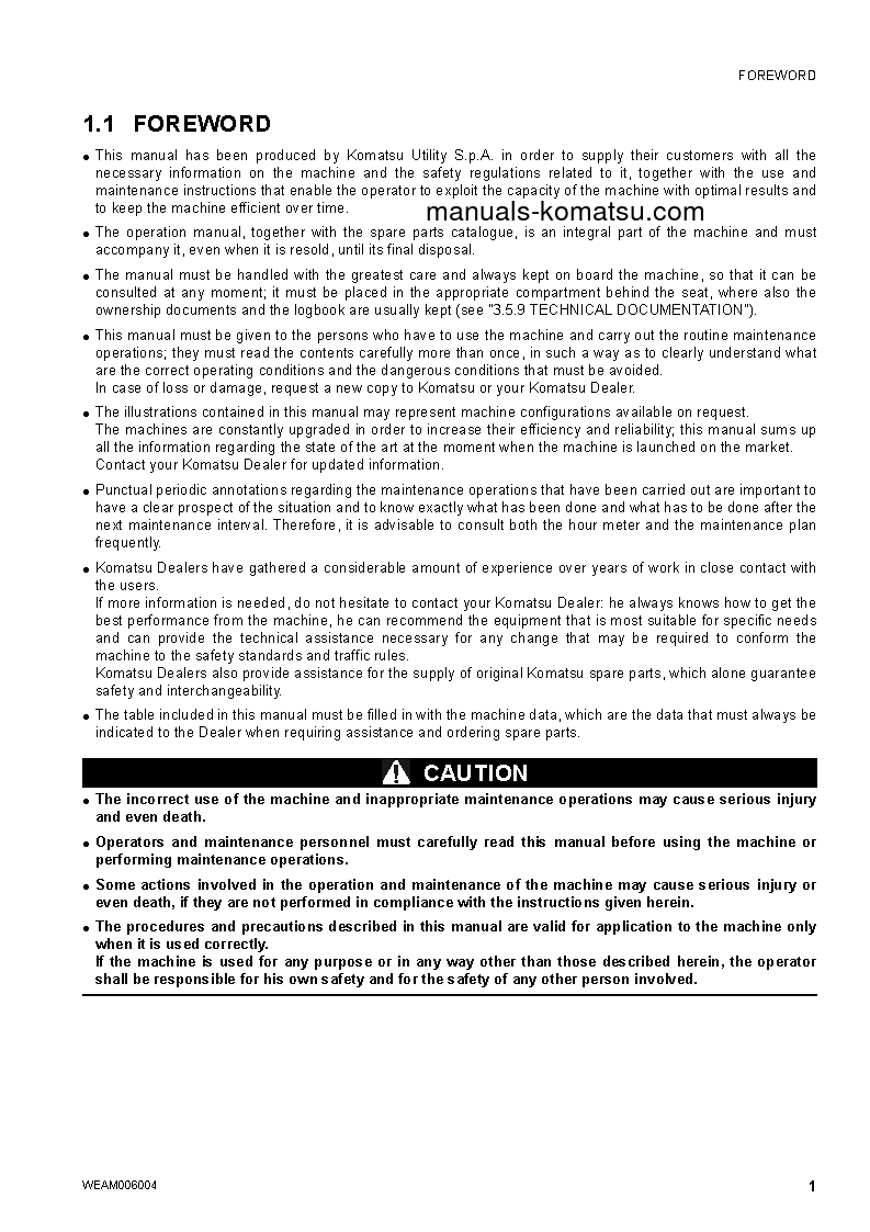 Protected: WB93R-5(ITA) S/N F52884-UP Operation manual (English)