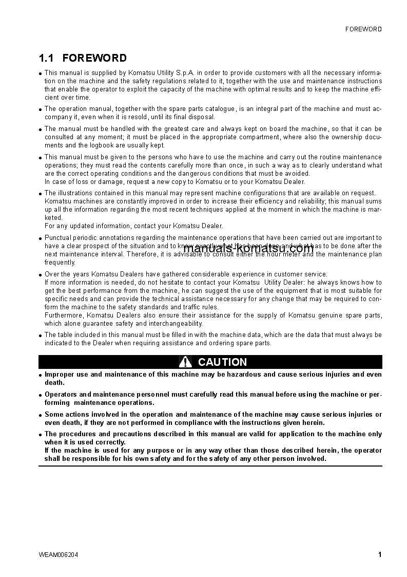 Protected: CK30-1(ITA) S/N F00198-UP Operation manual (English)