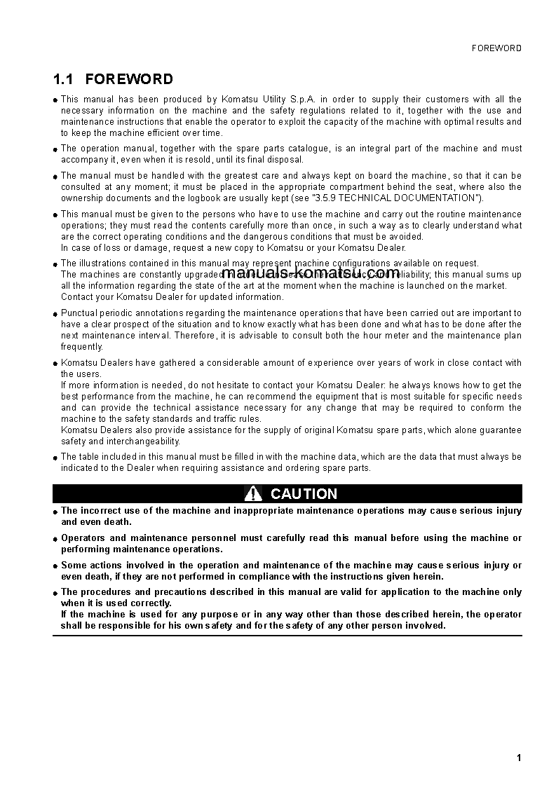 Protected: WB97R-5(ITA) S/N F50003-UP Operation manual (English)