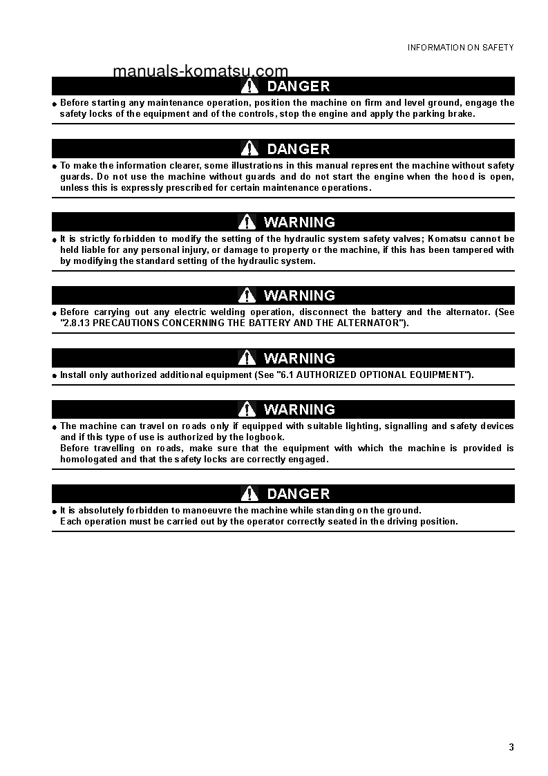 Protected: WB97R-5(ITA) S/N F50003-UP Operation manual (English)