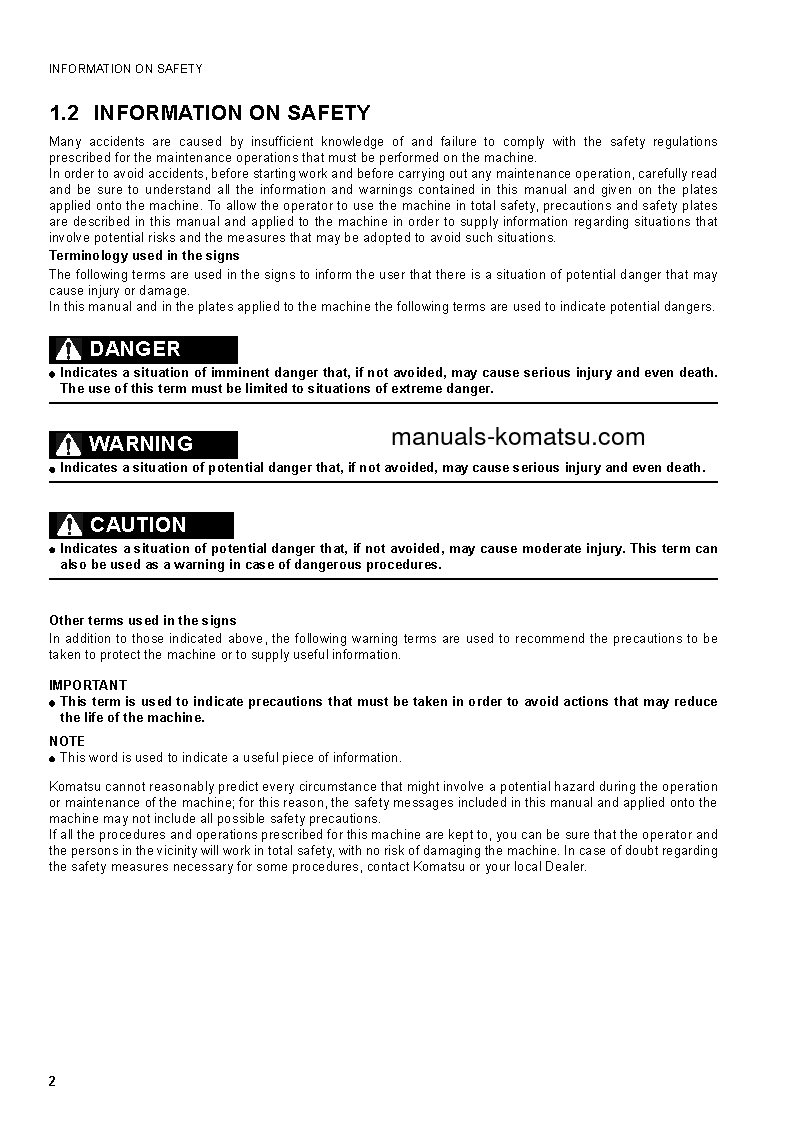 Protected: WB97R-5(ITA) S/N F50107-F50840 Operation manual (English)