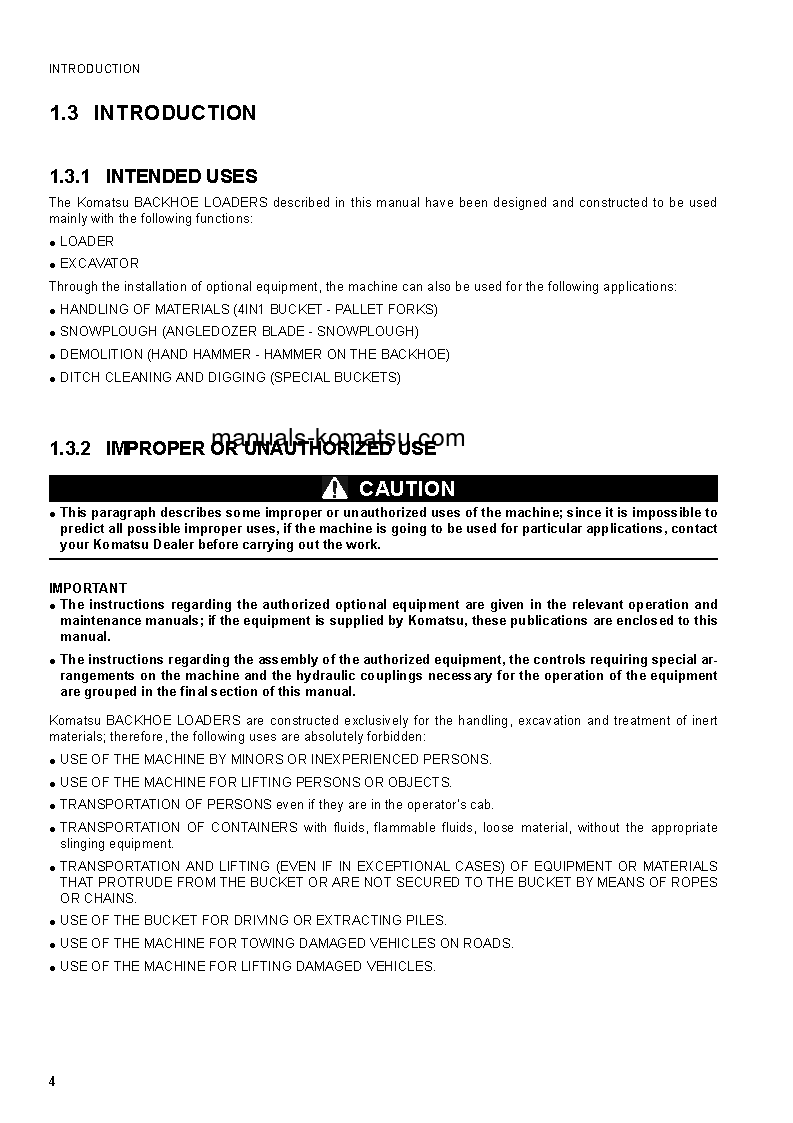 Protected: WB93S-5(ITA) S/N F00003-F00523 Operation manual (English)