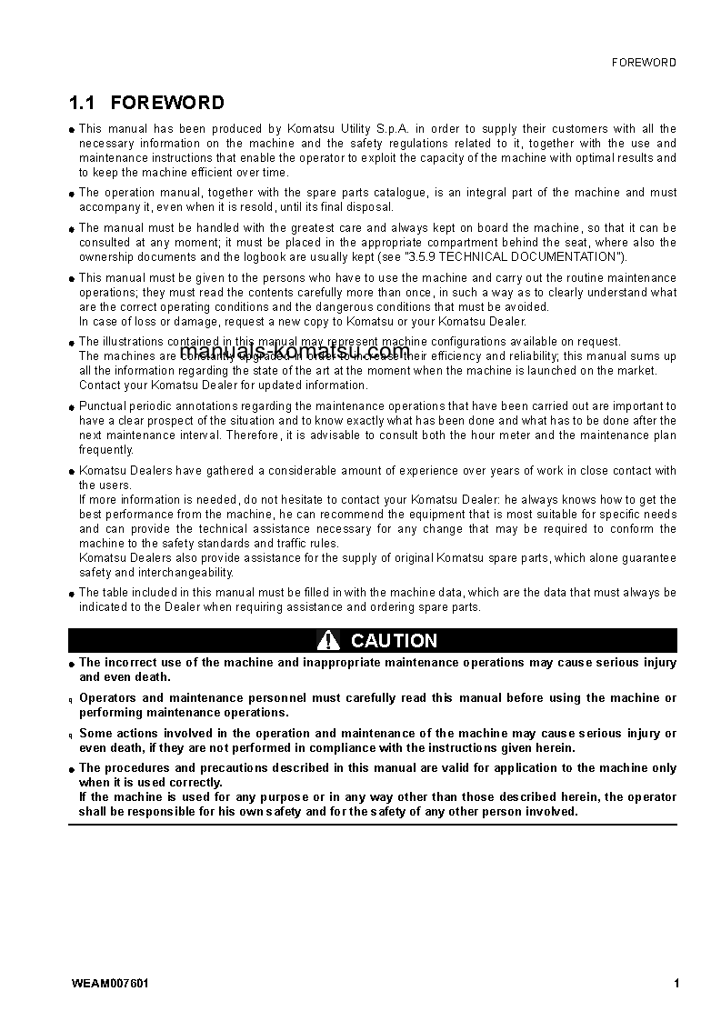 Protected: WB97S-5(ITA) S/N F00067-UP Operation manual (English)