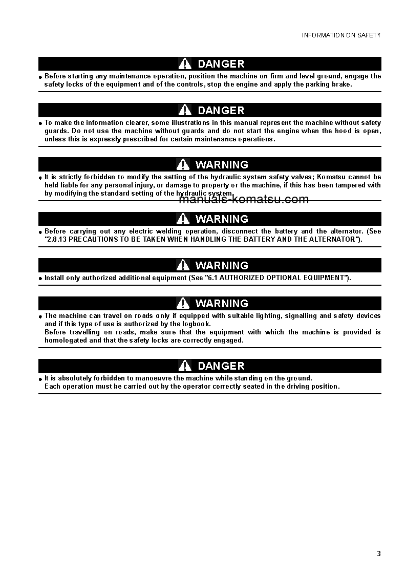 Protected: WB97S-5(ITA) S/N F00003-F00066 Operation manual (English)