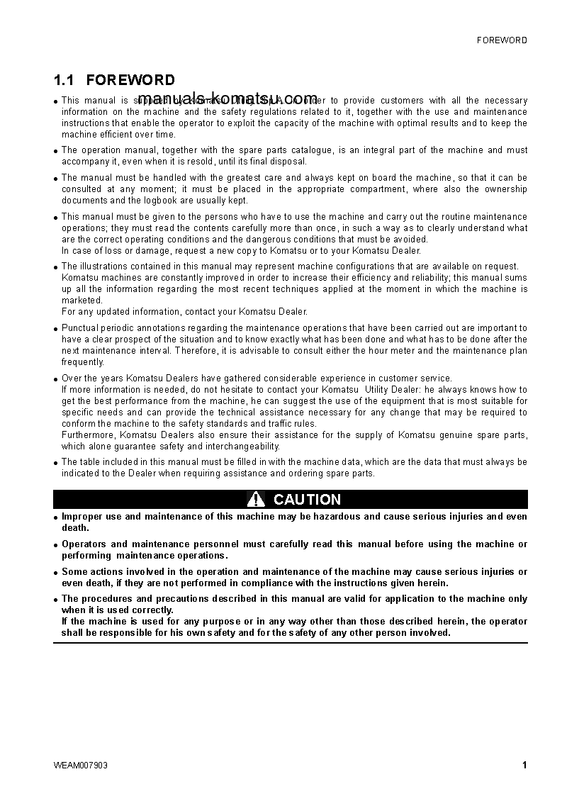 Protected: CK25-1(ITA) S/N F00071-UP Operation manual (English)