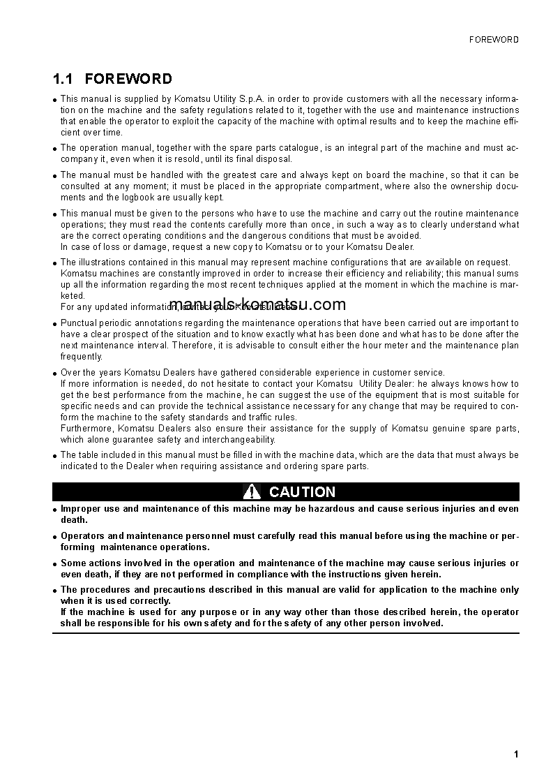 Protected: CK35-1(ITA) S/N F00003-F00054 Operation manual (English)