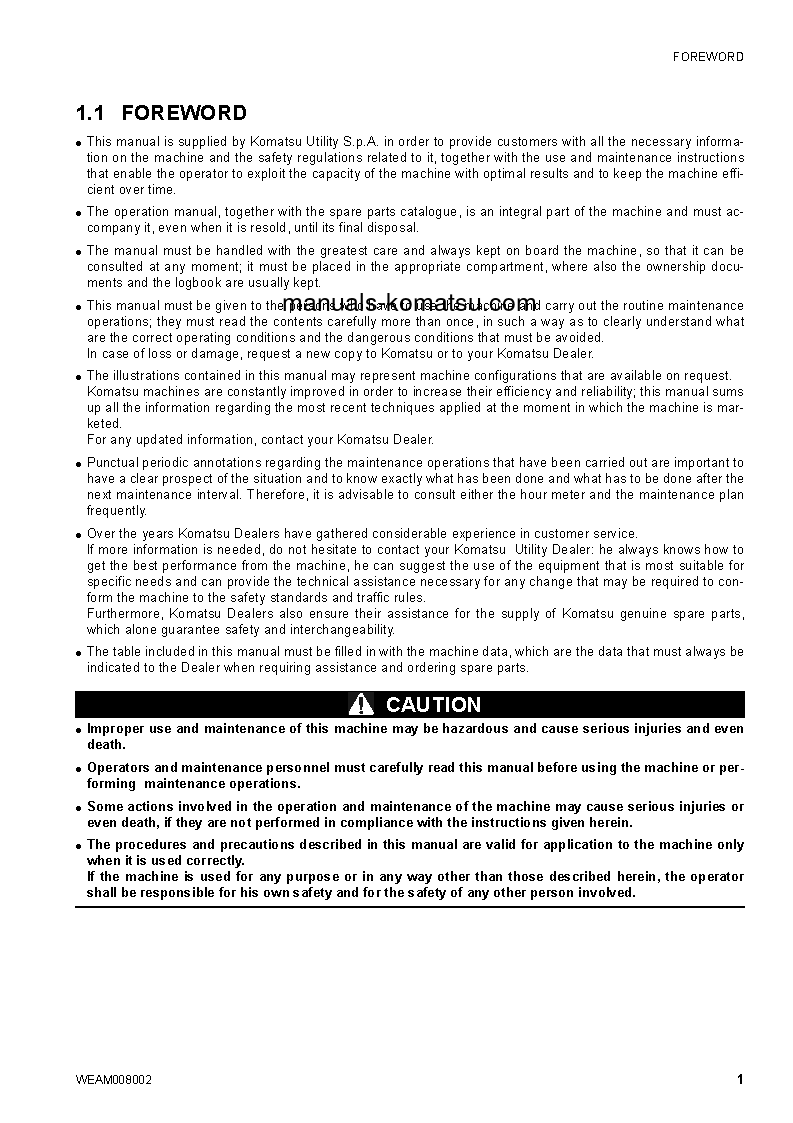 Protected: CK35-1(ITA) S/N F00055-F00072 Operation manual (English)