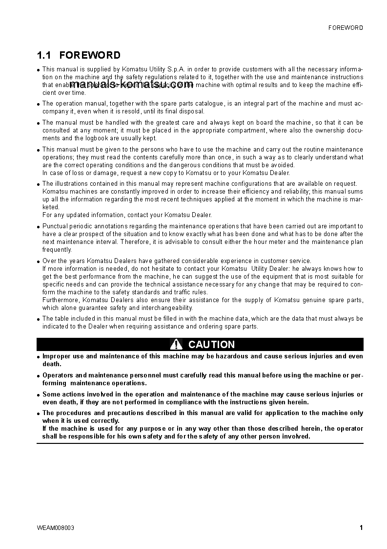 Protected: CK35-1(ITA) S/N F00073-UP Operation manual (English)