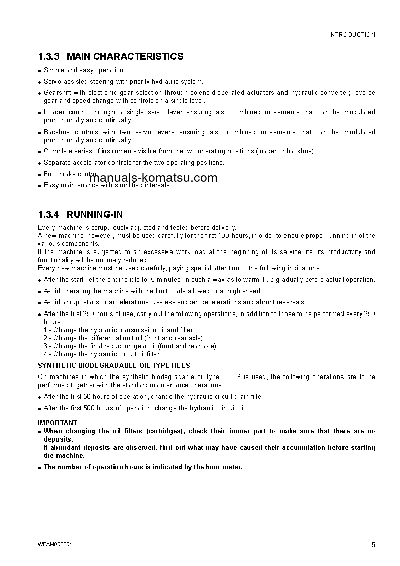 Protected: WB97R-5(ITA)-TIER 3 S/N F80003-F80153 Operation manual (English)