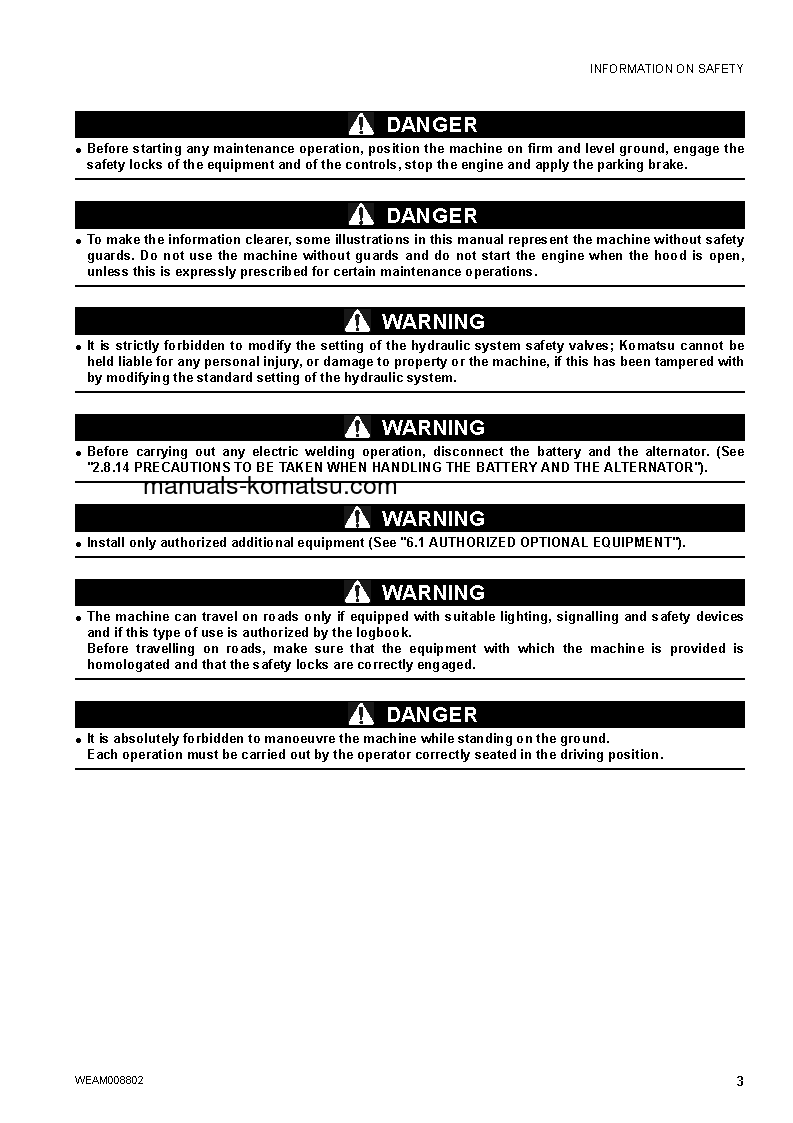 Protected: WB97R-5(ITA)-TIER 3 S/N F80154-UP Operation manual (English)