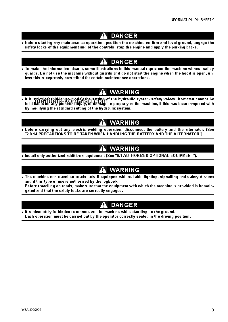 Protected: WB97S-5(ITA)-TIER 3 S/N F30360-UP Operation manual (English)