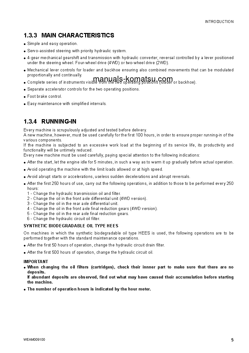 Protected: WB91R-5(ITA)-TIER 3 S/N F10003-UP Operation manual (English)