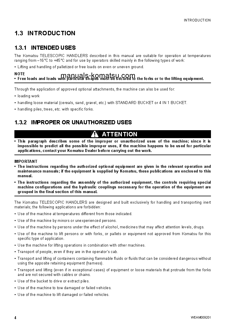 Protected: WH713-1(ITA)-TIER 3 S/N 395F71074-395F71096 Operation manual (English)