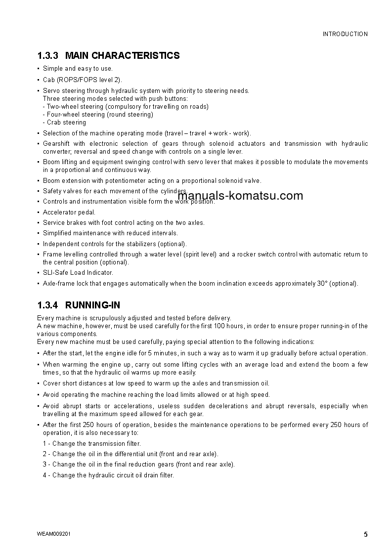 Protected: WH713-1(ITA)-TIER 3 S/N 395F71074-395F71096 Operation manual (English)