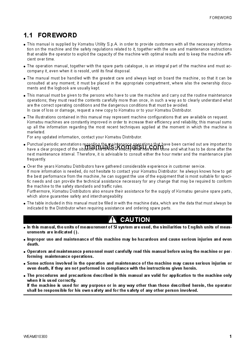 Protected: SK714-5(ITA)-/ S/N F04859-UP Operation manual (English)