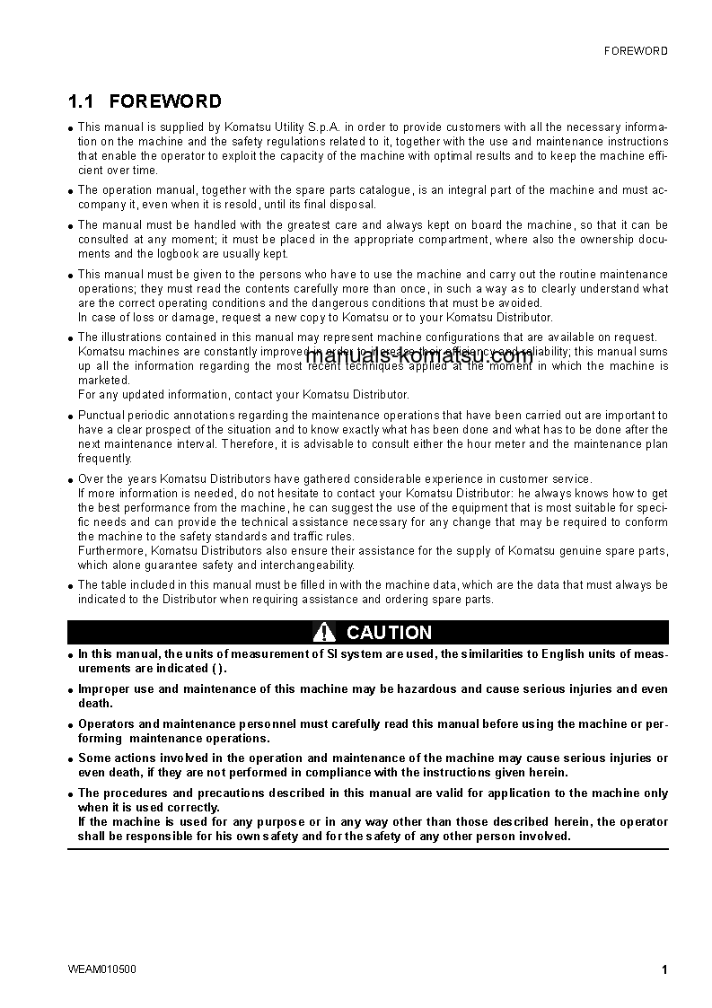 Protected: SK815-5(ITA)-TURBO S/N F70366-UP Operation manual (English)