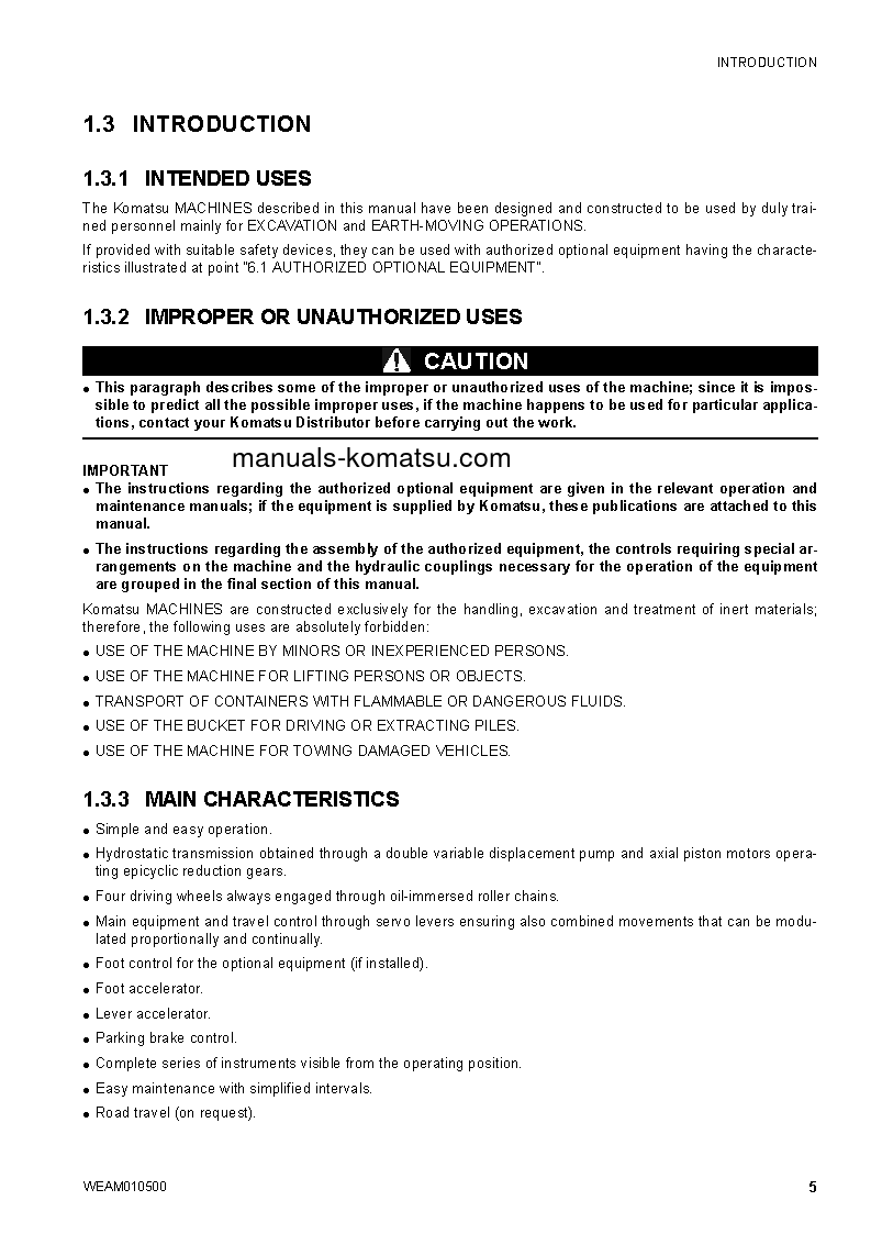 Protected: SK815-5(ITA)-TURBO S/N F70366-UP Operation manual (English)