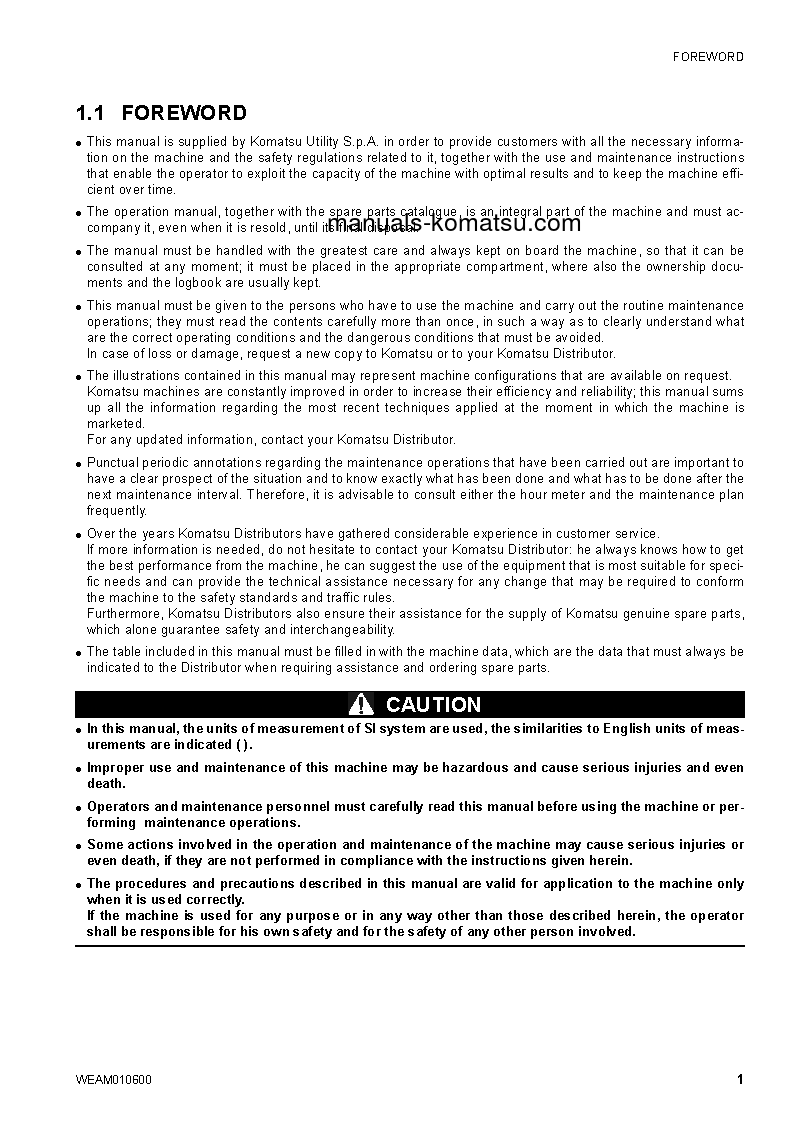 Protected: SK818-5(ITA) S/N F50373-UP Operation manual (English)