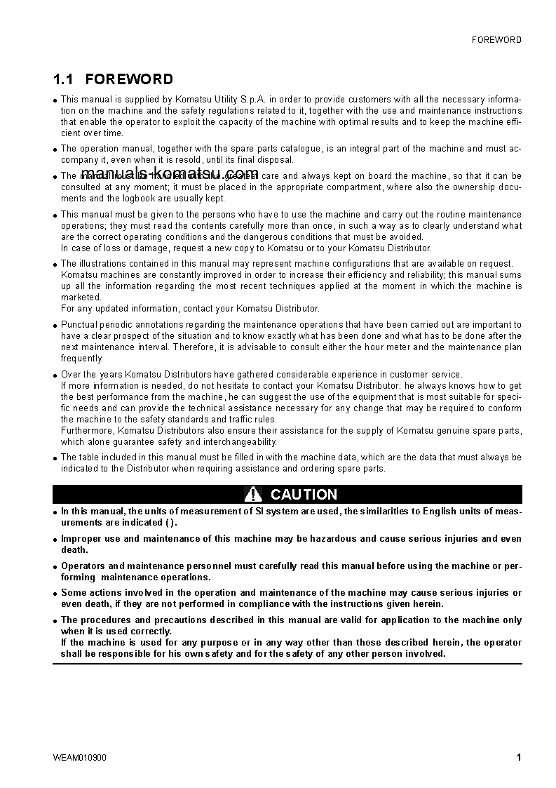 Protected: SK1026-5(ITA)-TURBO S/N F50103-UP Operation manual (English)