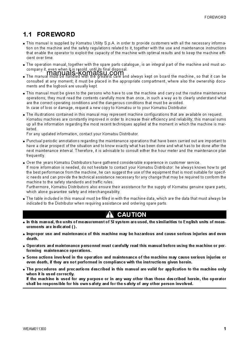 Protected: CK35-1(ITA) S/N F00106-UP Operation manual (English)