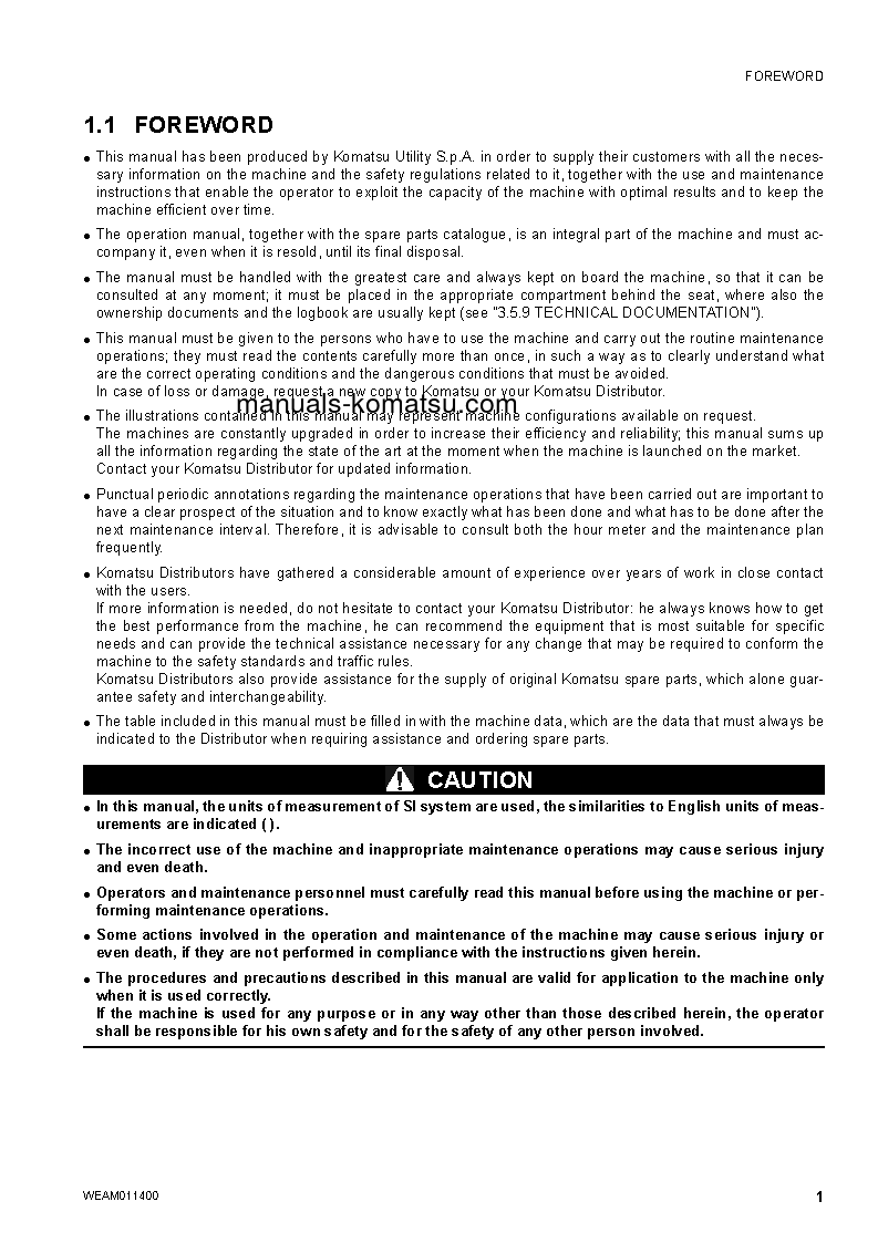 Protected: WB93R-5(ITA)-TIER 3 S/N F61701-F61709 Operation manual (English)